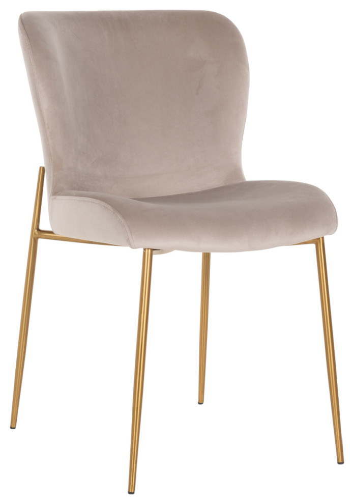 Contemporary Velvet Dining Chair  OROA Odessa   Midcentury   Dining Chairs   by Oroa   Distinctive Furniture  Houzz