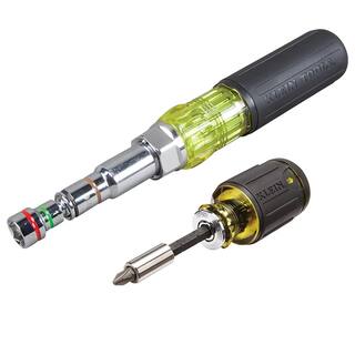 Klein Tools 2-Piece Multi-bit Nut Driver and Stubby Multi-bit Screwdriver Tool Set M2O41539KIT