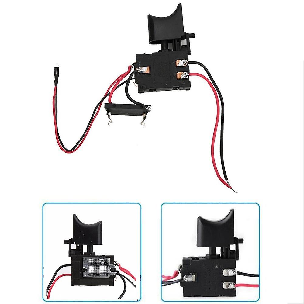 16a 7.2 V - 24 V Trigger Switch Electric Cordless Drill Dustproof Speed Control Push Button Switch With Small Light Part Accs