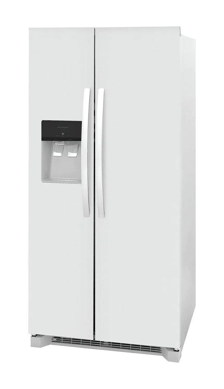 Frigidaire 22.3 Cu. Ft. White Side-By-Side Refrigerator