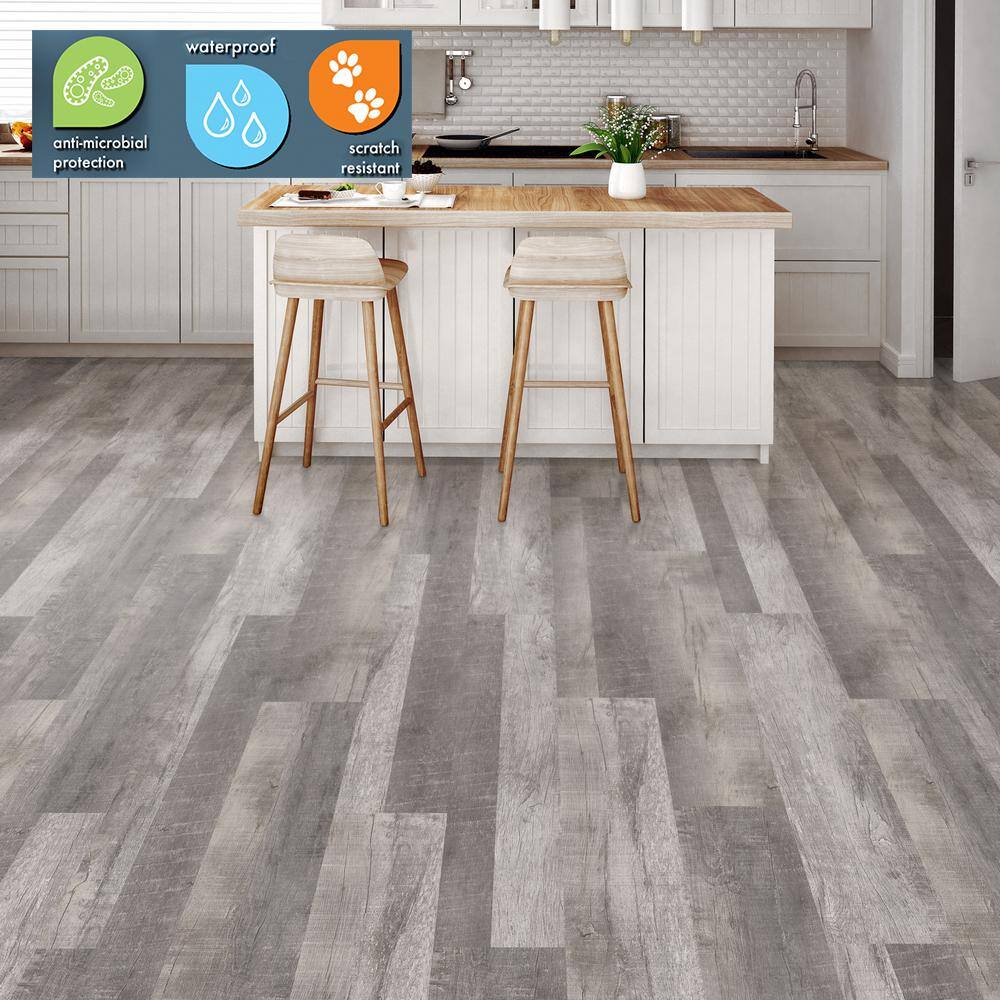 Lifeproof Ashland Valley 6 MIL x Multi-Width x 48 in. L Click Lock Waterproof Luxury Vinyl Plank Flooring (19.5 sqftcase) I1614103L