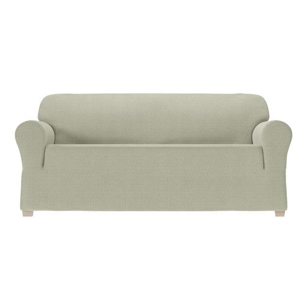 Steps Stretch Sofa Slipcover Zenna Home