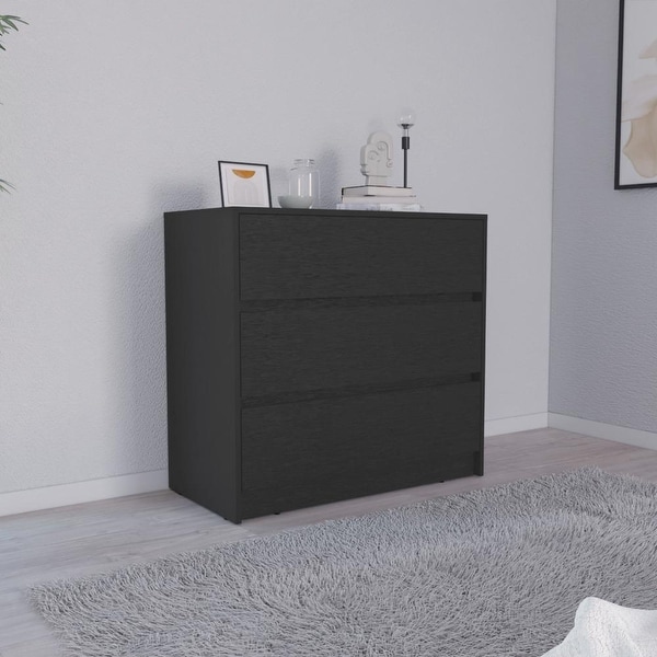 Classic Style 3-Drawers Dresser Chests for Bedroom， Superior Top， Modern Storage Dressers Organizer for Living Room， Hallway - - 37828094