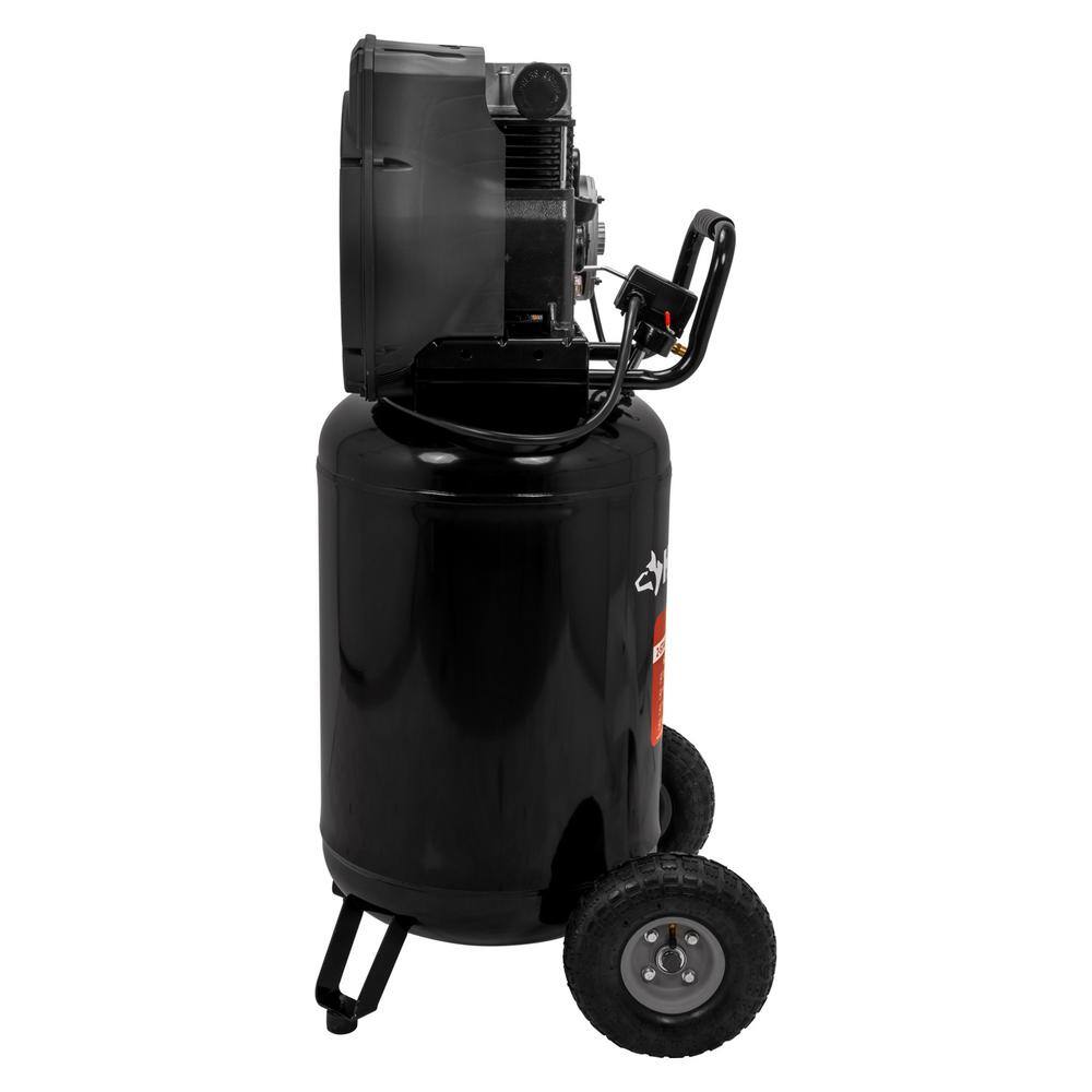 🎉Limited Time Offer🎉Husky 30 Gal. 175 PSI Oil Lubed Belt Drive Portable Vertical Electric Air Compressor C304H