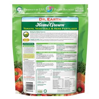 DR. EARTH 4 lbs. 60 sq. ft. Organic Home Grown Tomato Vegetable and Herb Dry Fertilizer 100507069