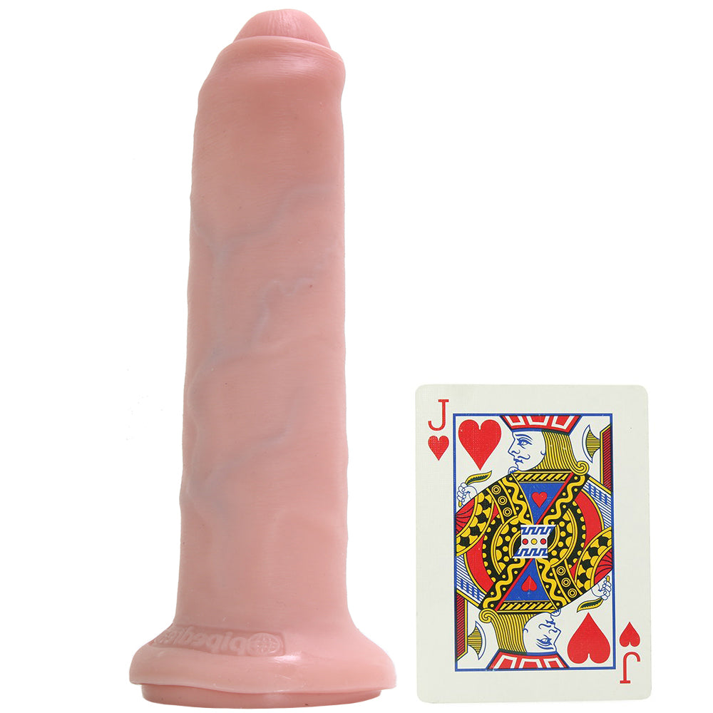 King Cock 7 Inch Slide-Skin Uncut Cock in Vanilla