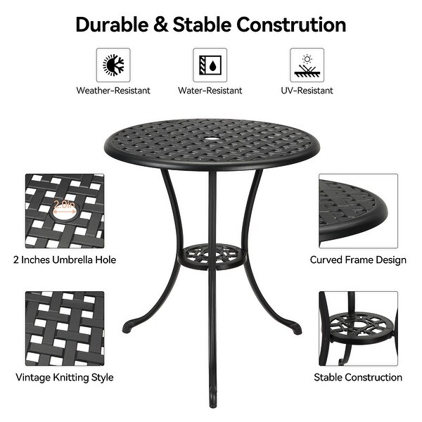 Patio Bistro Table，24