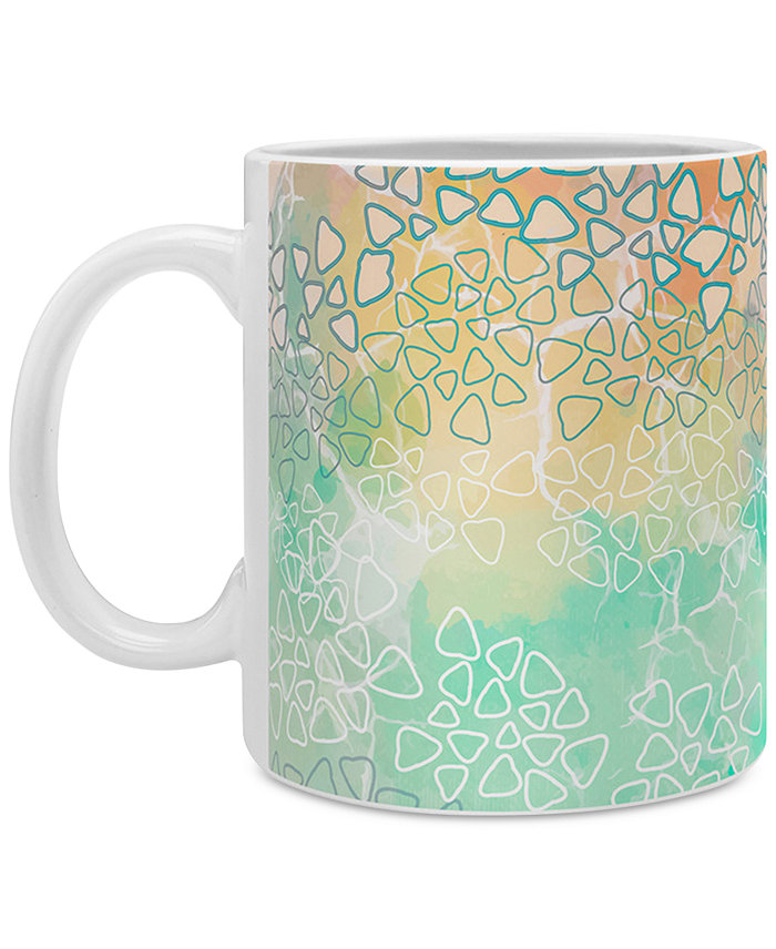 Deny Designs Marta Barragan Camarasa Abstract Triangles Coffee Mug