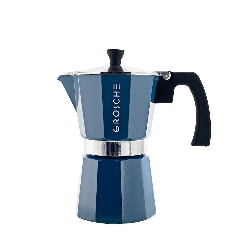 GROSCHE Milano Stovetop Espresso 3-Cup Moka Pot Coffee Maker