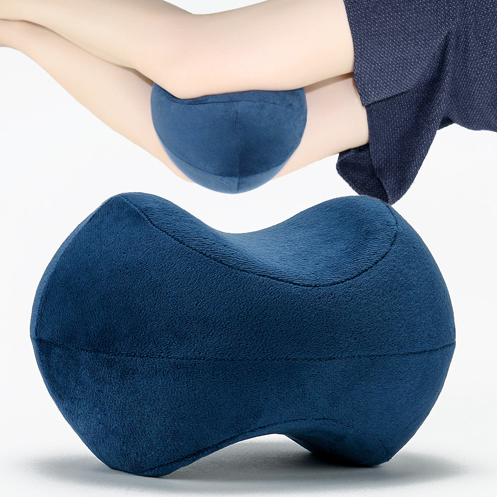 ASNOUIFU Memory Foam Knee Pillow Wedge-Shaped Solid Color Appearance Bed Cushion Support Accessories