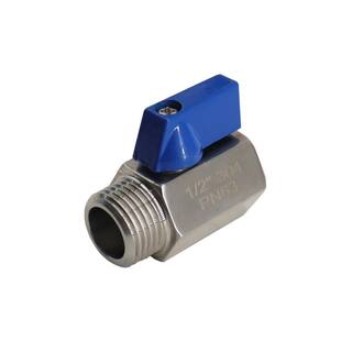 Guardian 34 in. 316Stainless Steel 1000 PSI FM Uni-Body Thread Reduced Port Sanitary Mini Ball Valve Blow Out Proof Stem 06Q103N04034