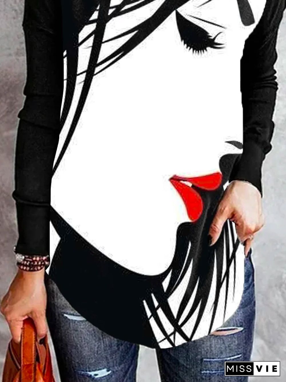 Long Sleeve Casual T-shirt