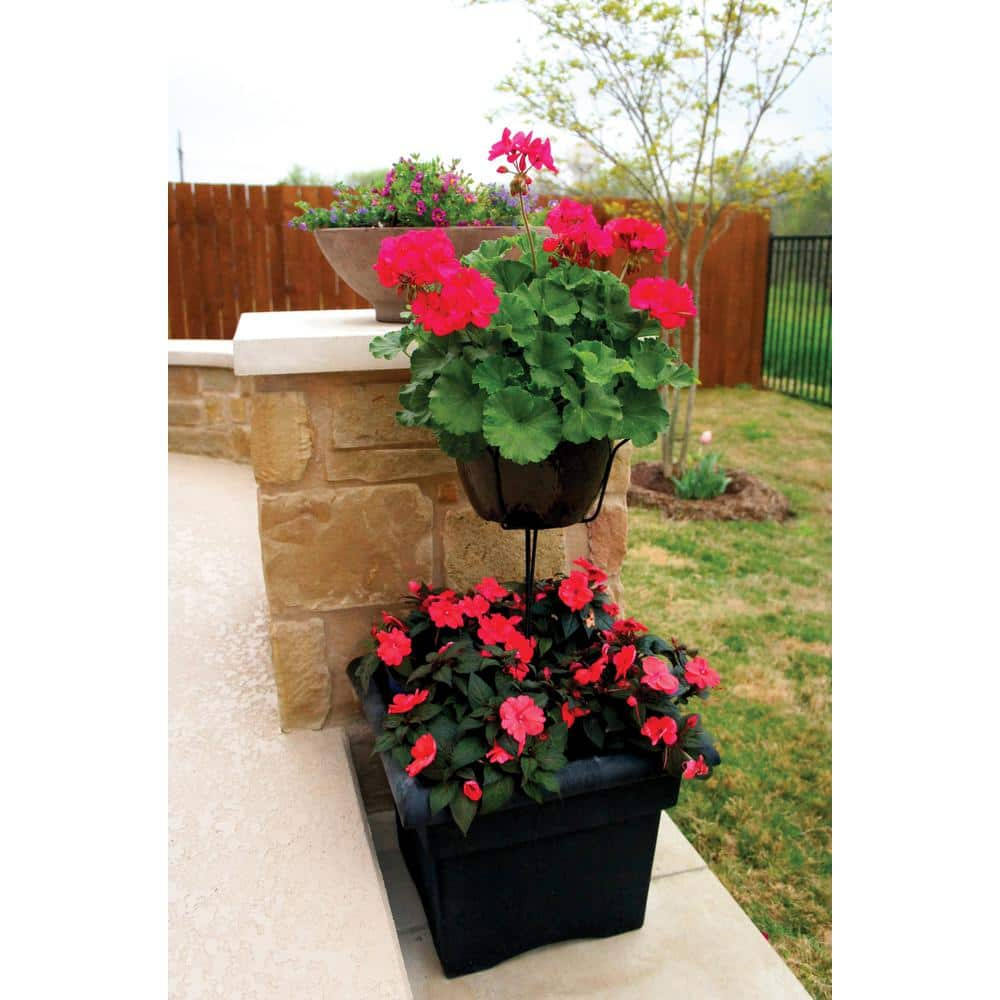 Glamos Wire Products Glamos Wire 36 in. Black Heavy Duty Plant Stand (2-Pack) 680007