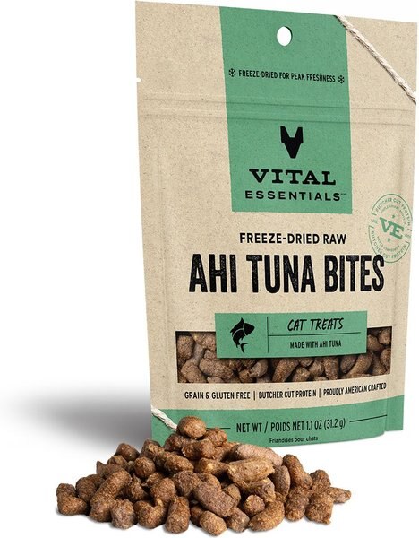 Vital Essentials Ahi Tuna Freeze-Dried Cat Treats