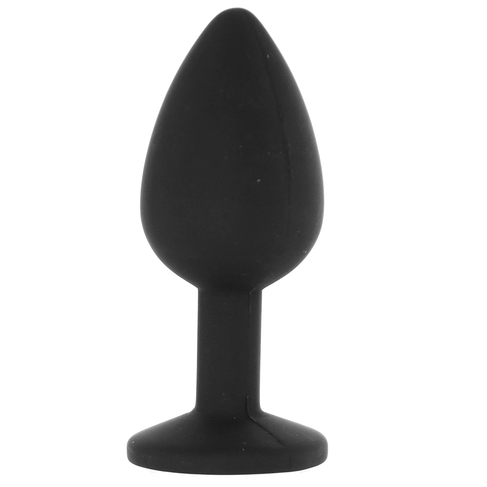 Black & White Silicone Butt Plug