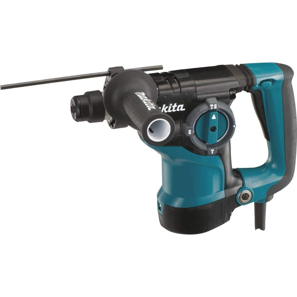 Makita 7 Amp 1-1/8 in. Corded SDS-Plus Concrete/Masonry Rotary Hammer Drill with Side Handle and Hard Case HR2811F