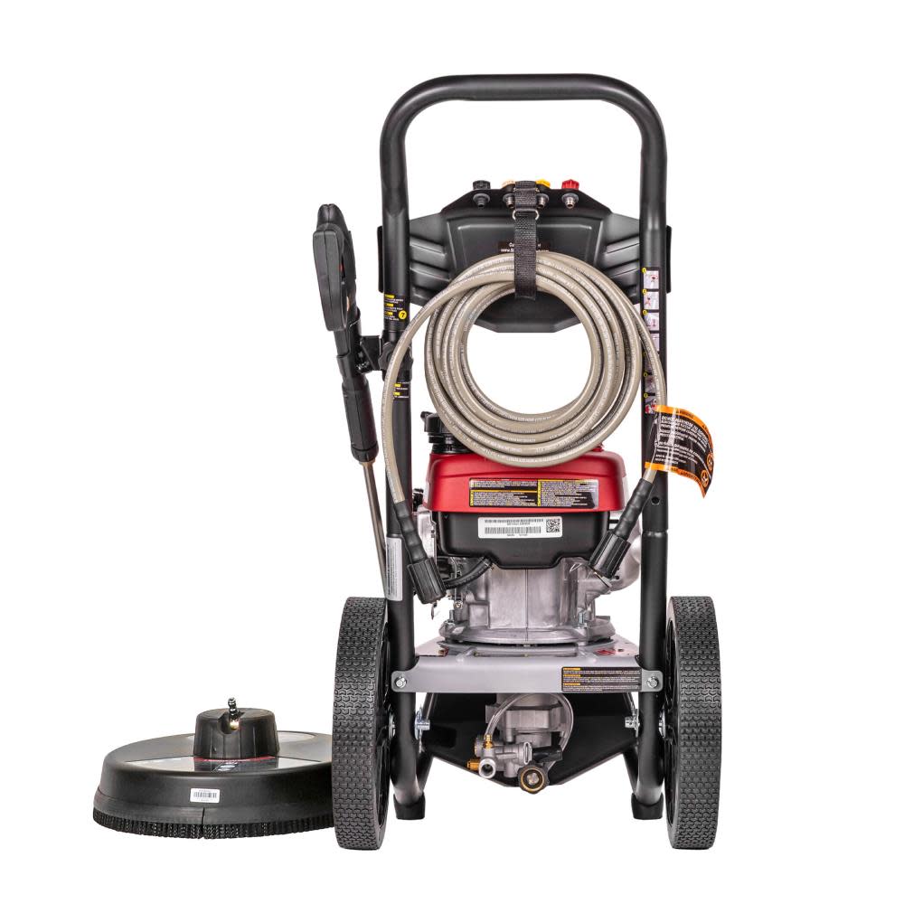 MegaShot 3000 PSI at 2.4 GPM HONDA GCV160 with OEM Technologies Axial Cam Pump Cold Water Premium Residential Gas Pressure Washer with 15 in. Surface Scrubber ;