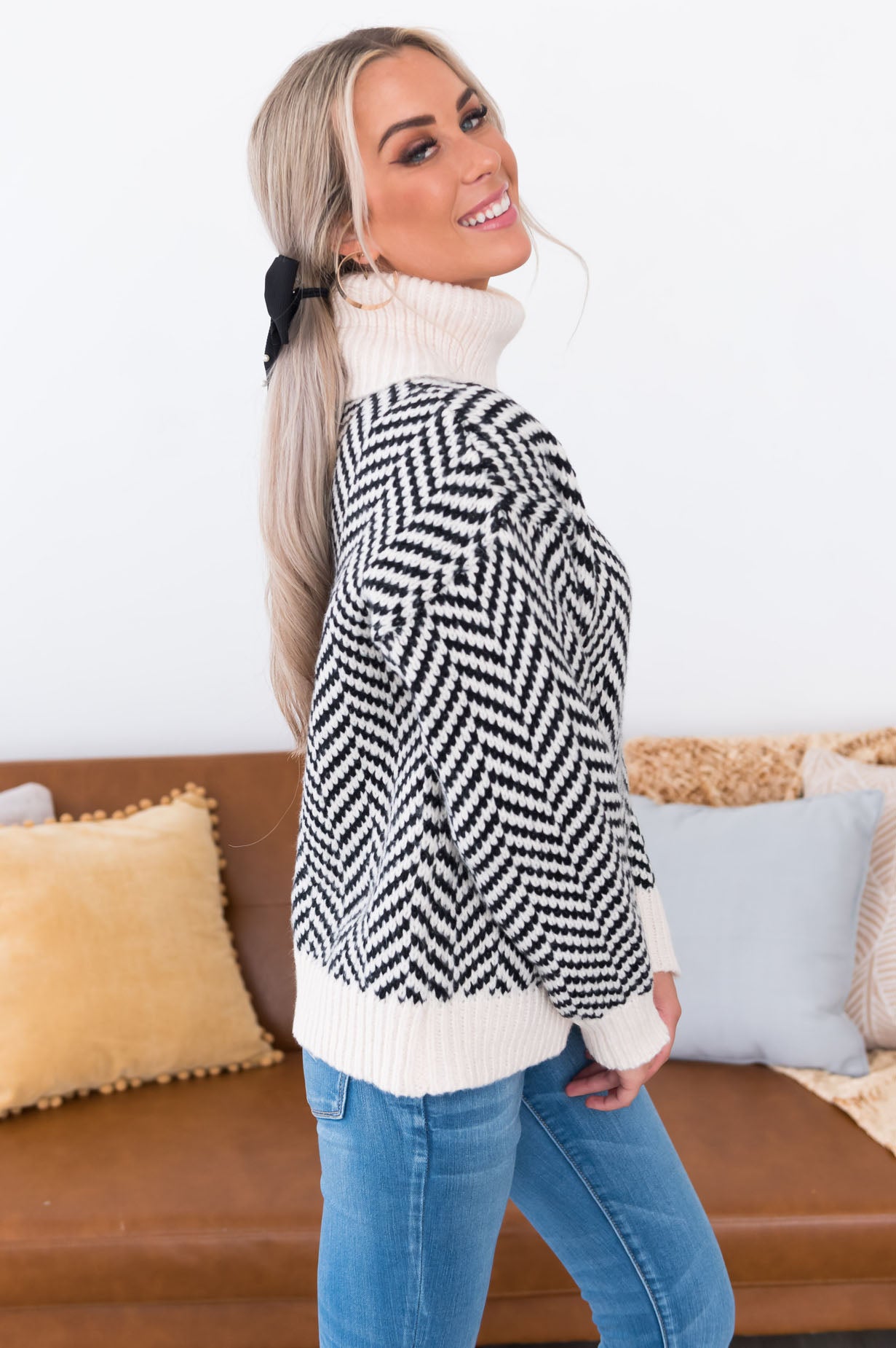 Next Up, Fall Modest Chevron Sweater