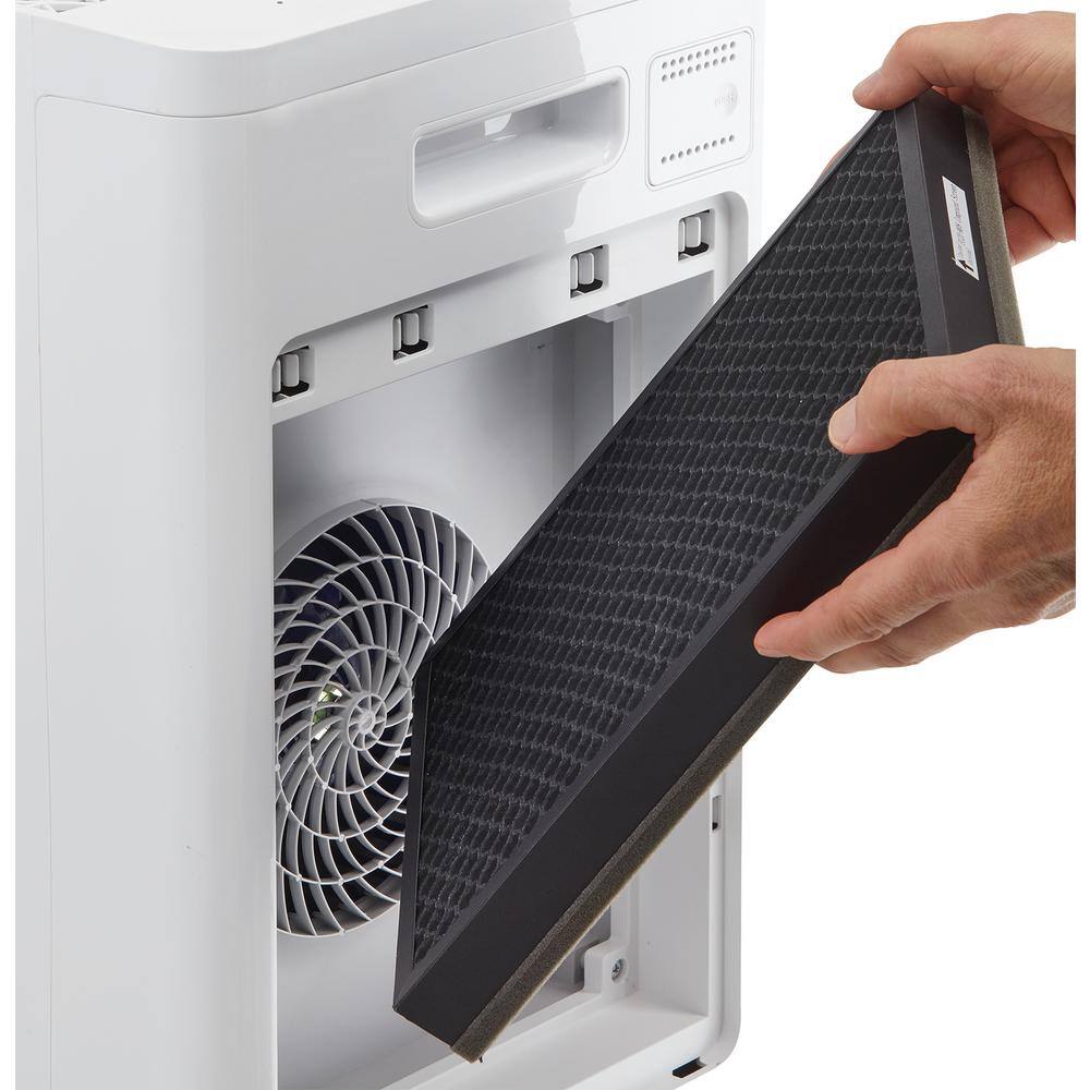 Danby 170 sq. ft. Portable Air Purifier with Filter in White DAP110BAWDB