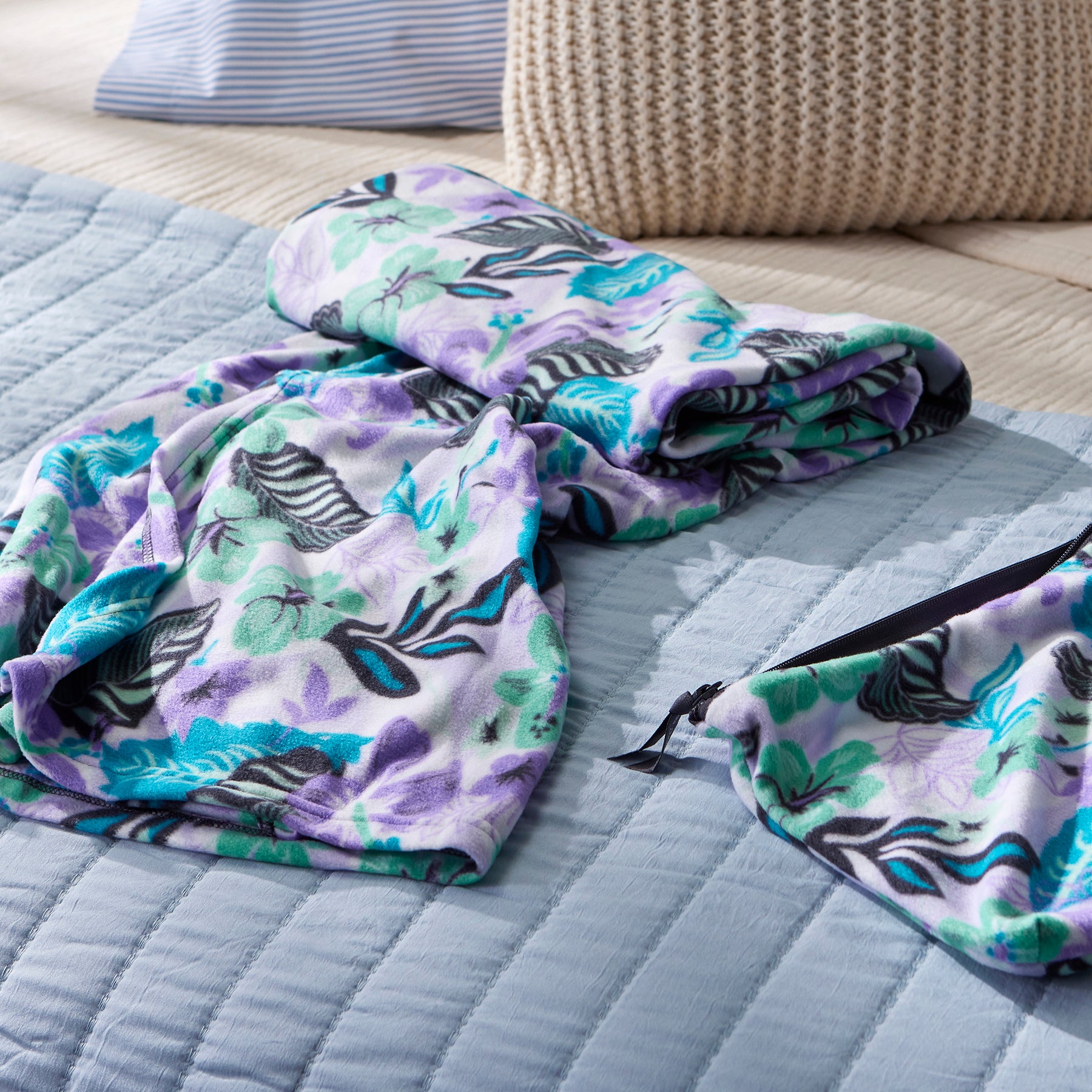 Packable Fleece Blanket