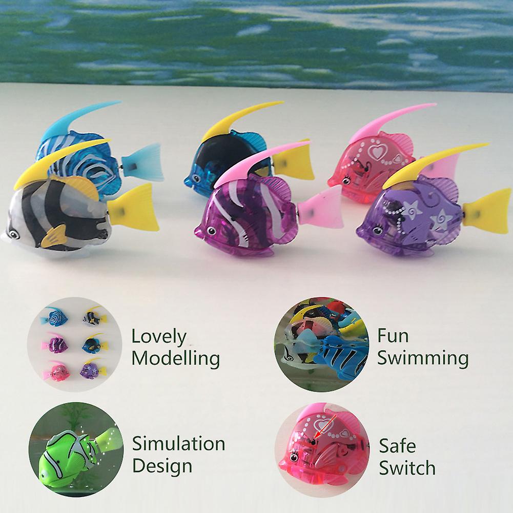 Cat Interactive Electric Fish Toy Water Cat Toy For Indoor Play Swimming Robot Fish Toy For Cat And Dog With Led Light Pet Toys