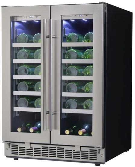 Danby DWC047D1BSSPR Silhouette Series 24 Inch Stainless Steel Napa Wine Cooler