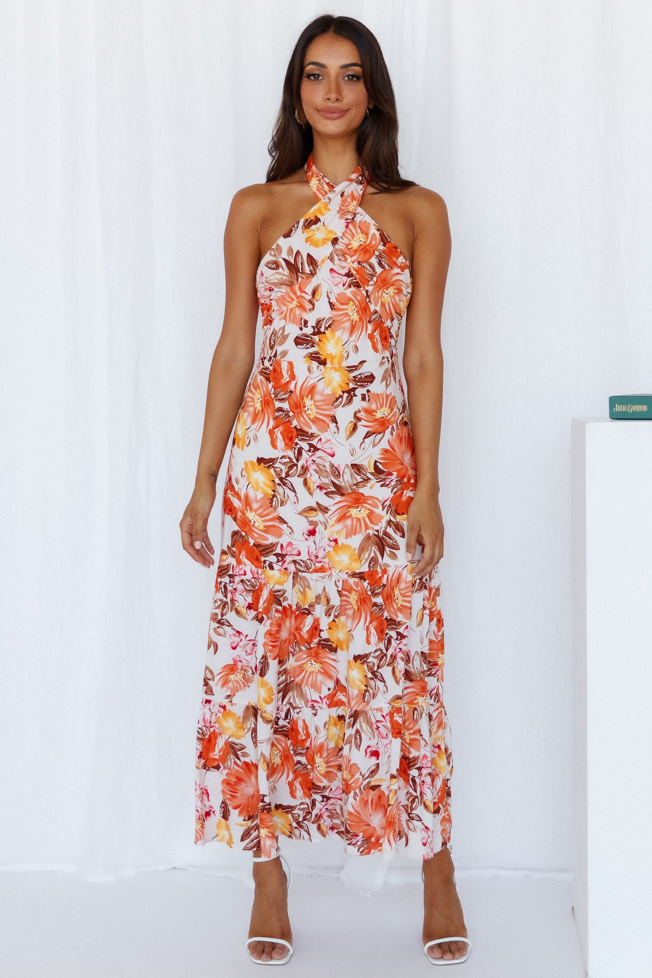 Love Loop Midi Dress Orange