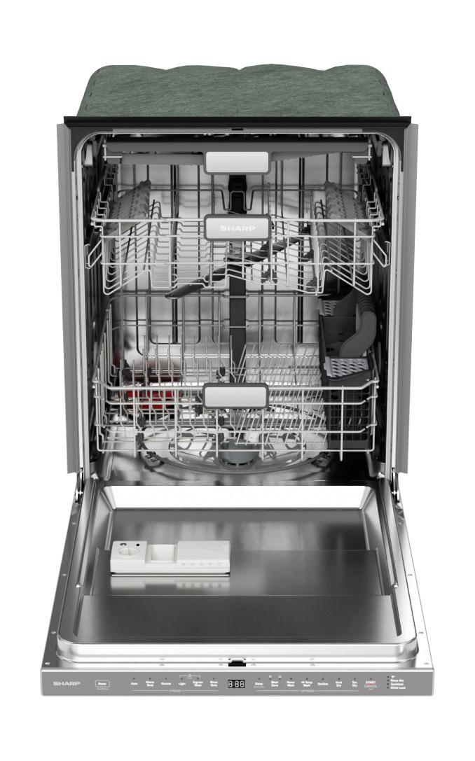 Sharp SDW6767HS Sharp 24 In. Slide-In Smart Dishwasher