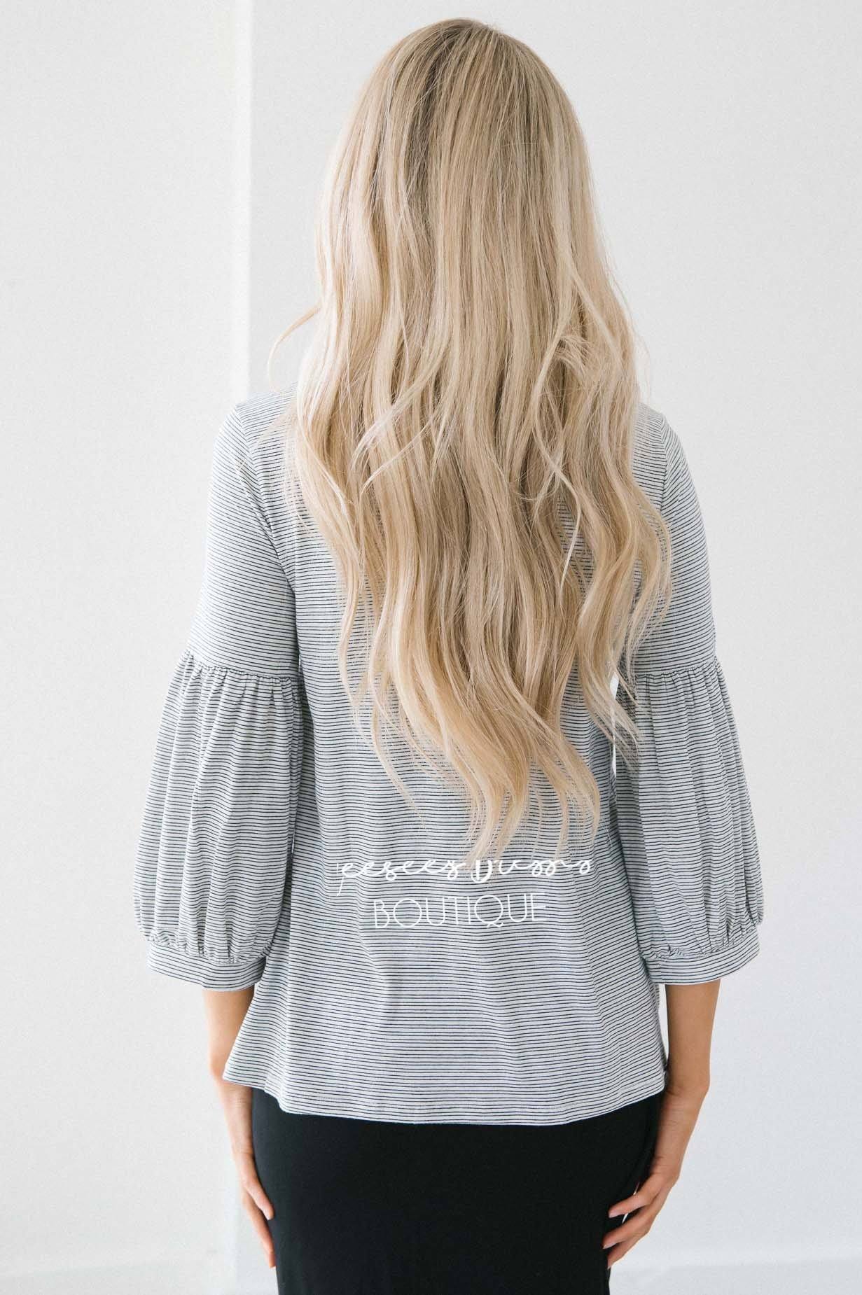 The Lindsay Bubble Sleeve Sweater