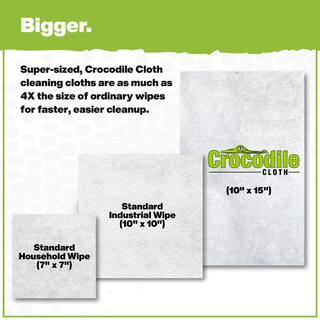 CROCODILE CLOTH Professional Paint Pre-Moistened Heavy-Duty Wet Cloths Cleaning Wipes (100 Per Pack) 6920