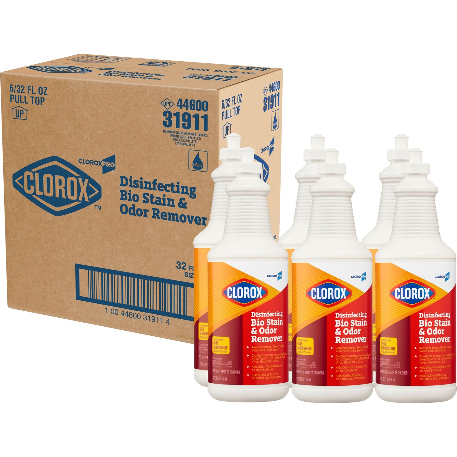 Disinfecting Bio Stain and Odor Remover by The Clorox Company CLO31911CT