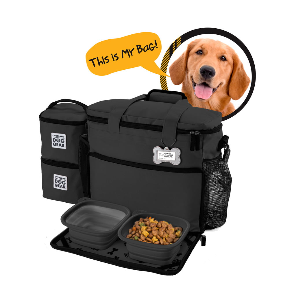 Mobile Dog Gear Week Away Bag， Medium/Large， Black