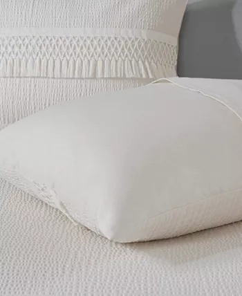 Madison Park Amaya Seersucker 3-Pc. Duvet Cover Set， Full Queen