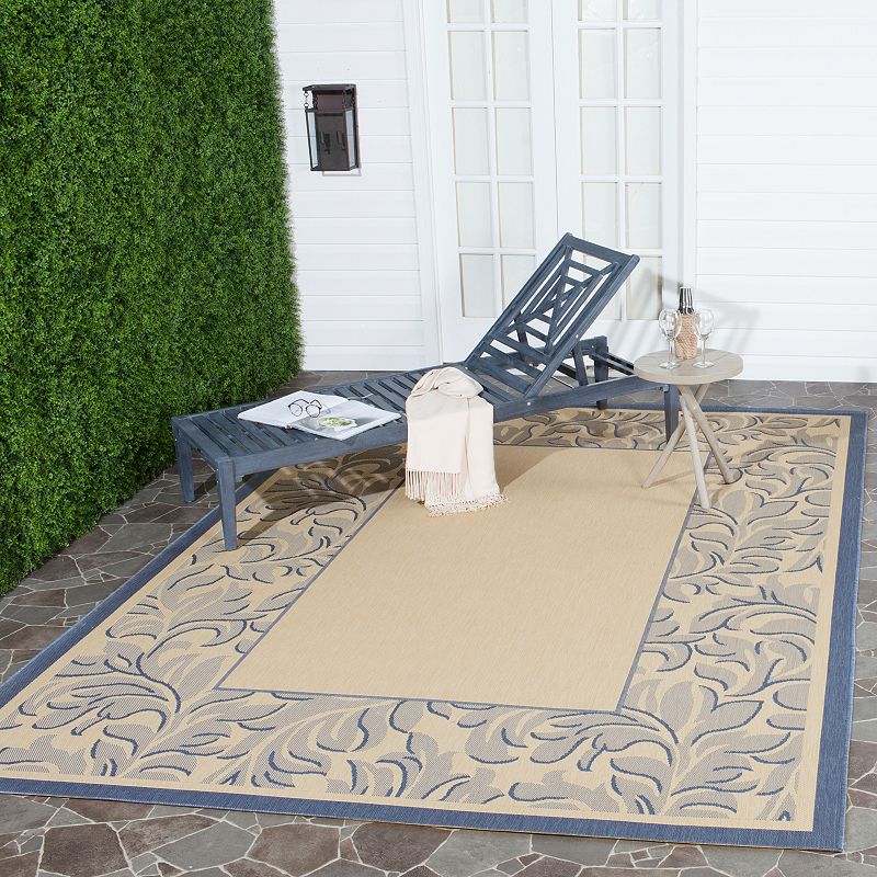 Safavieh Courtyard Framed Indoor Outdoor Rug