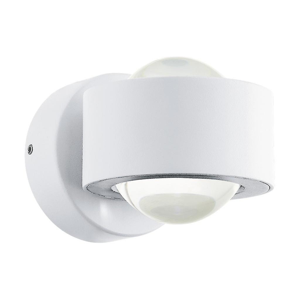 Eglo Treviolo Led 2 Lamp Outdoor Up Down Wall Light White Ip44