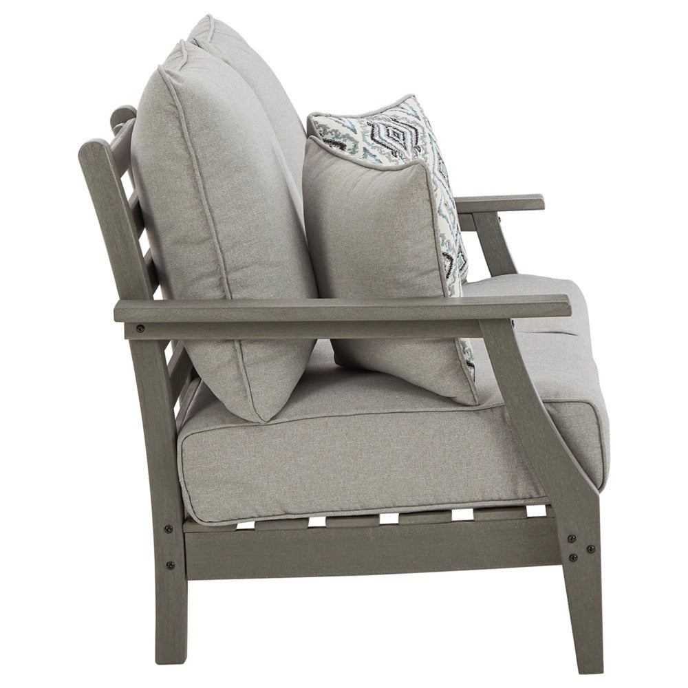 Poly Grey Outdoor 54 Loveseat