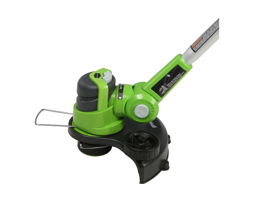 Greenworks ST24B215 24-volt 12-in Straight Cordless String Trimmer Edger Capable (Battery Included)