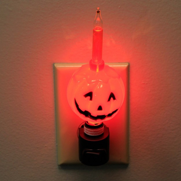 Halloween Jack O Lantern Night Light One Night Light 7 0 Inches Bubble Light Pumpkin Mh185126 Plastic Orange