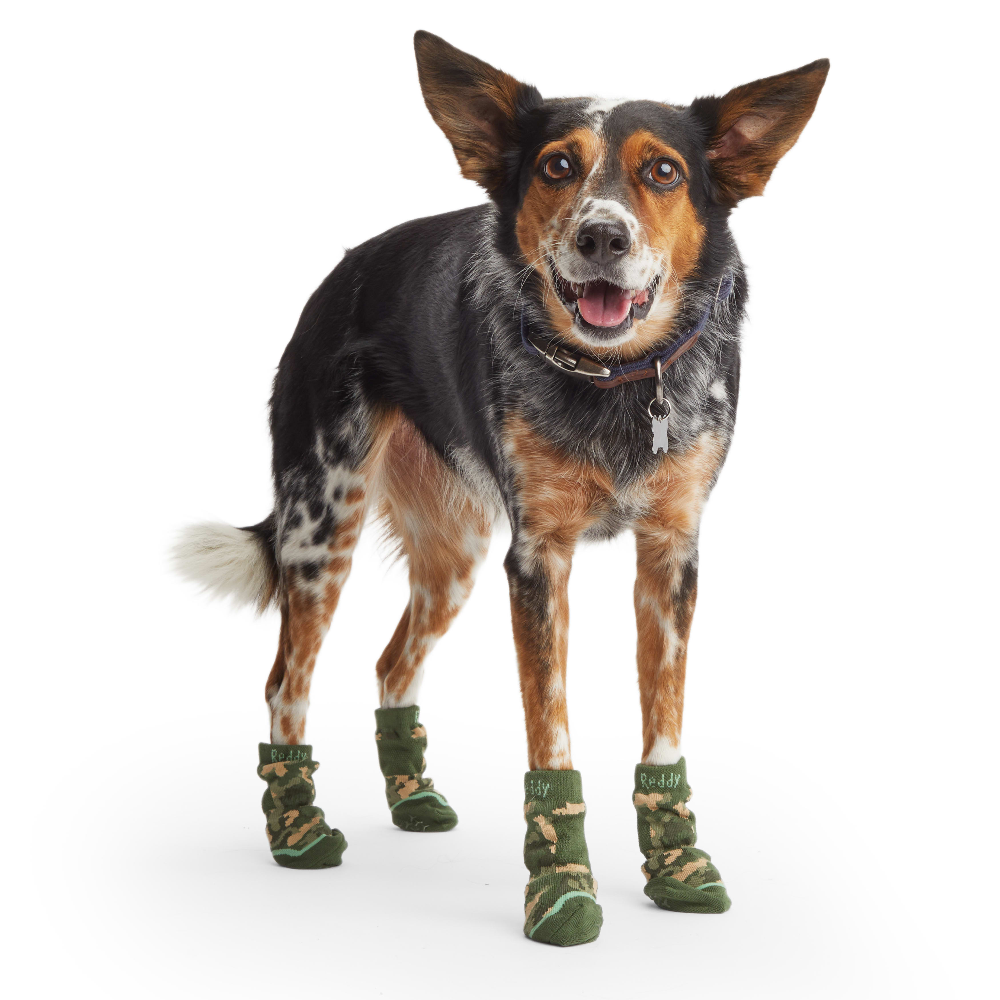 REDDY Green Grip Dog Socks， Small