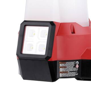 MW M18 18-Volt 2200 Lumens Cordless Radius LED Compact Site Light with Flood Mode (Tool-Only) 2144-20