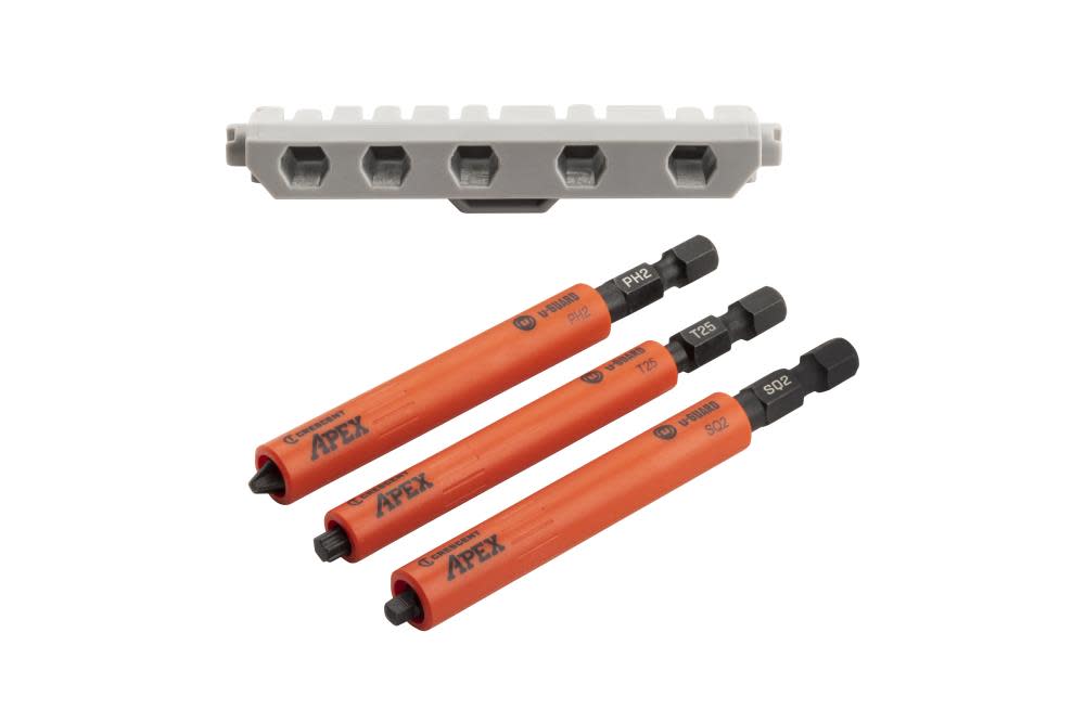 3 Pc u-GUARD™ Covered Power Impact Bit Set