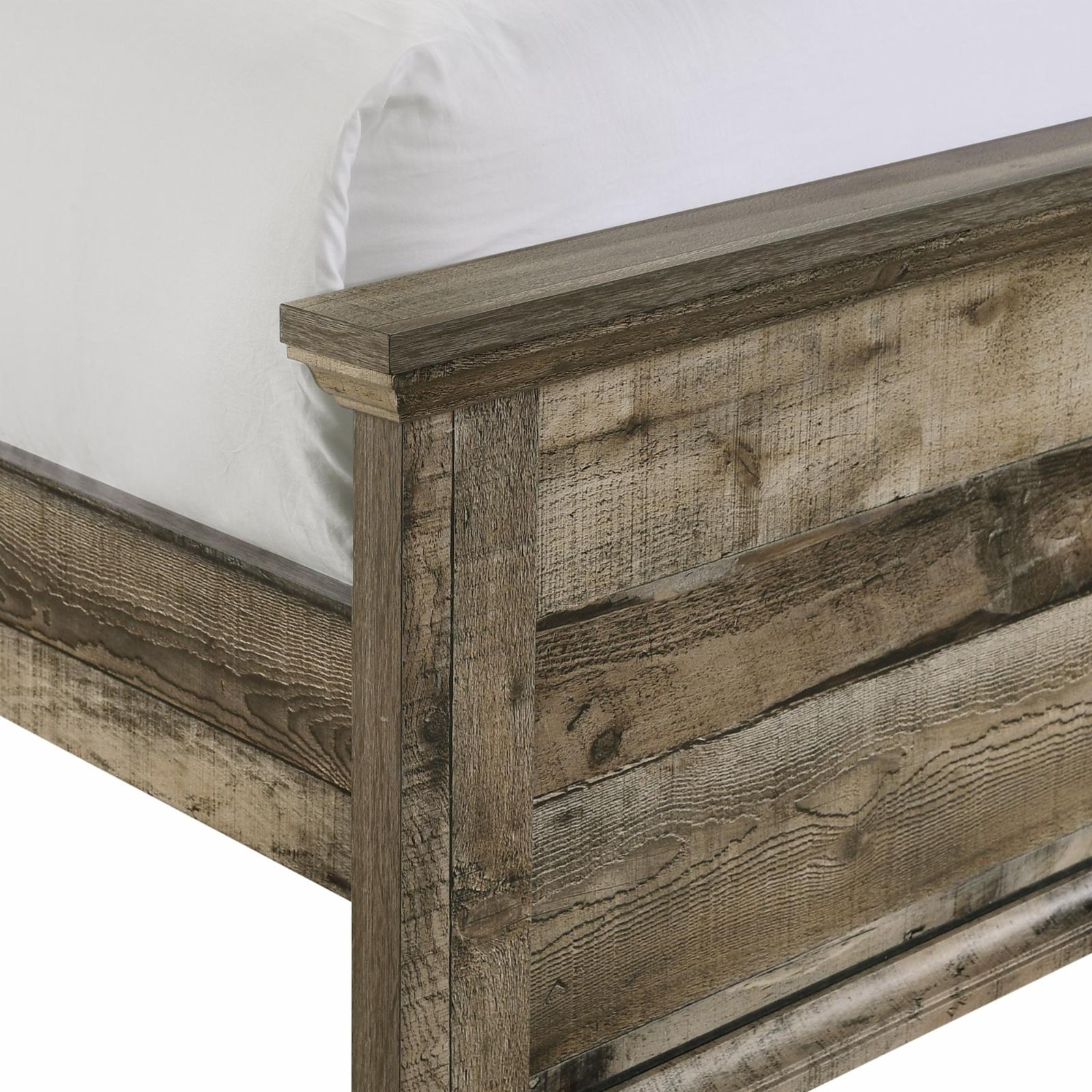 Picket House Furnishings Shayne Twin Panel Bed in Drift