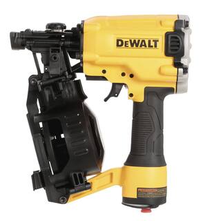 DW Pneumatic 15-Degree Coil Roofing Nailer and 1-14 in. x 0.120 Gal. Galvanized Steel Coil Roofing Nails (7200 Pack) DW45RNW3DGAL