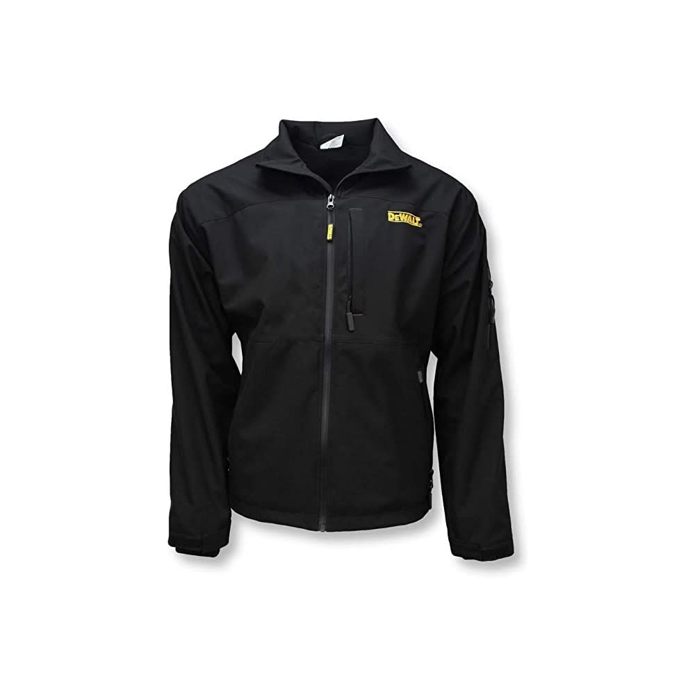 DEWALT 20V Max Heated Jacket Unisex Soft Shell Large Black Bare Tool