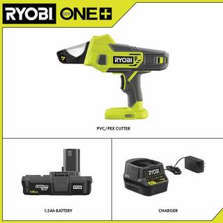 RYOBI ONE+ 18V Pex and PVC Shear Cutter for 14 in. to 2 in. Kit with (1) 1.5 Ah Battery and Charger P593KN