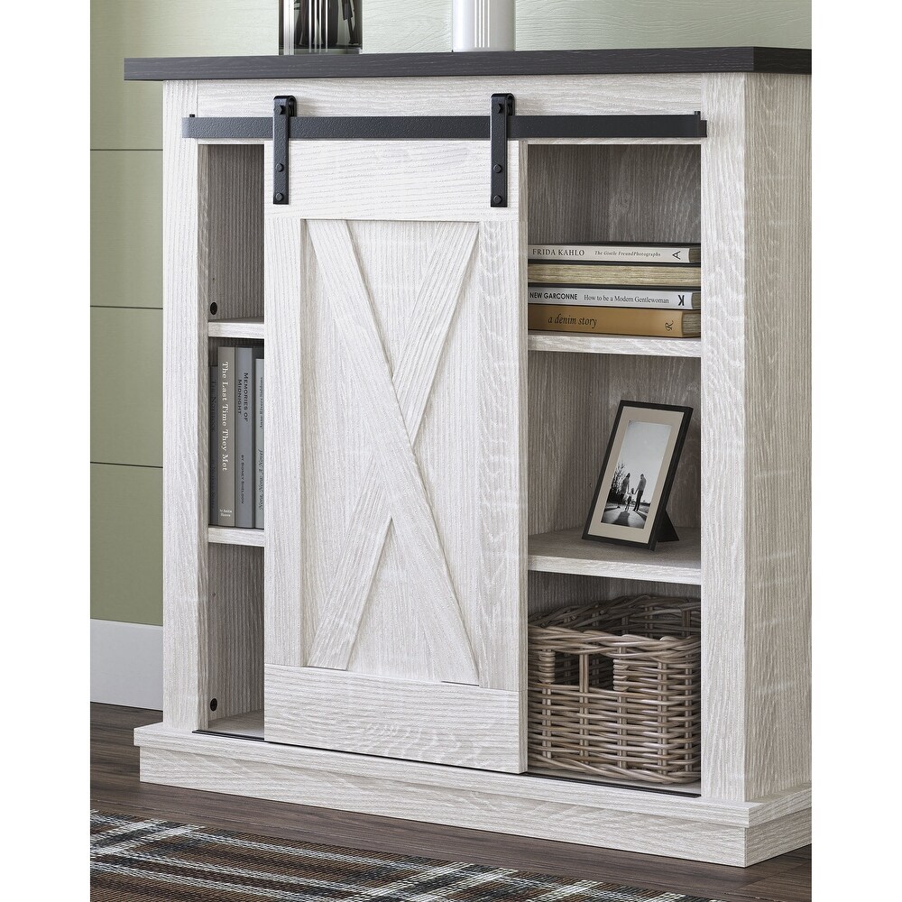 Dorrinson Antique White Accent Cabinet   32\