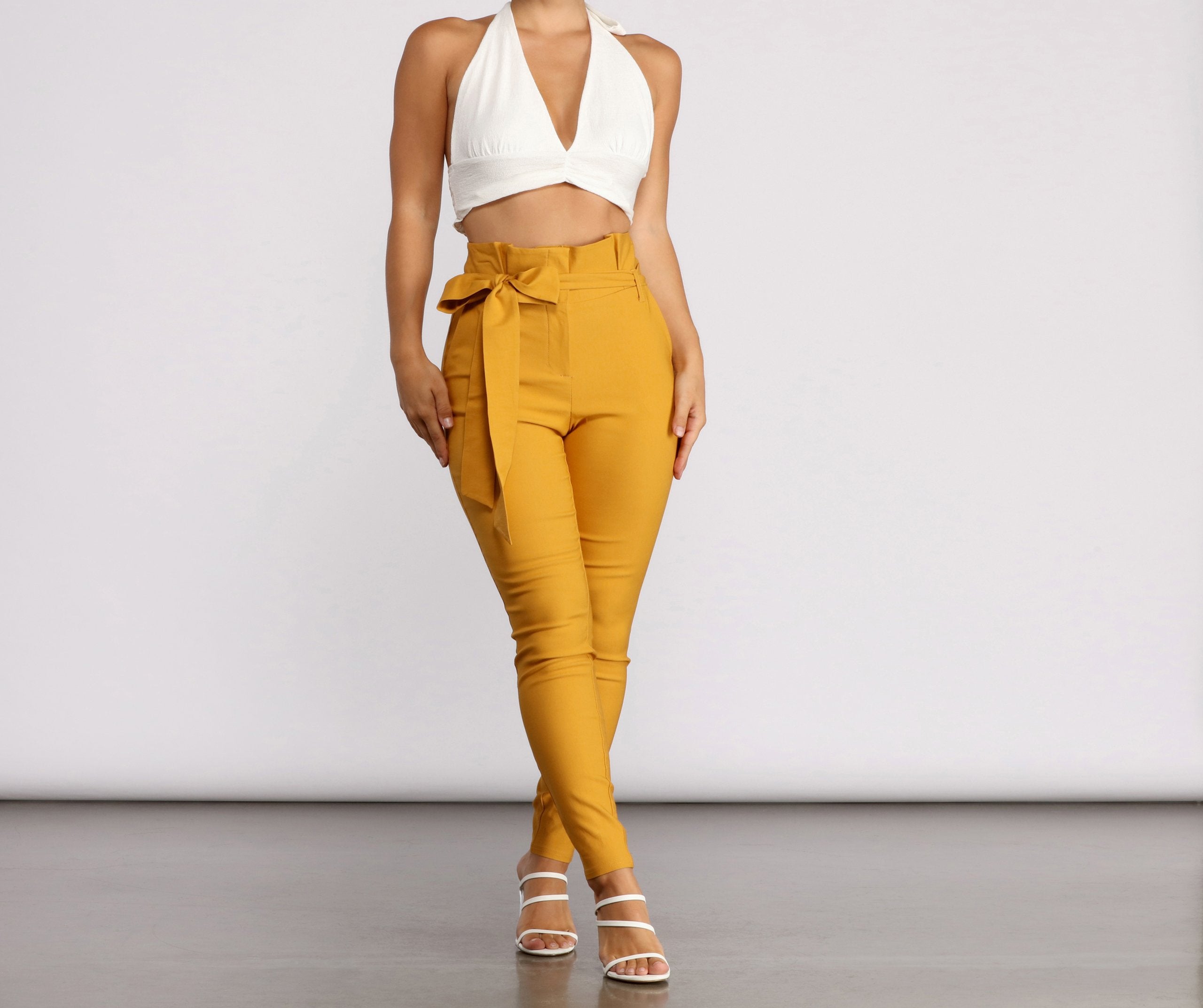 Effortless Style Tie Waist Pants