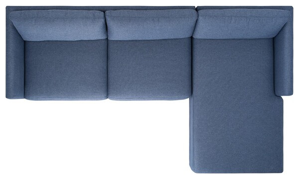 Safavieh Couture Ludovic Contemporary Sofa   Contemporary   Sectional Sofas   by Safavieh  Houzz