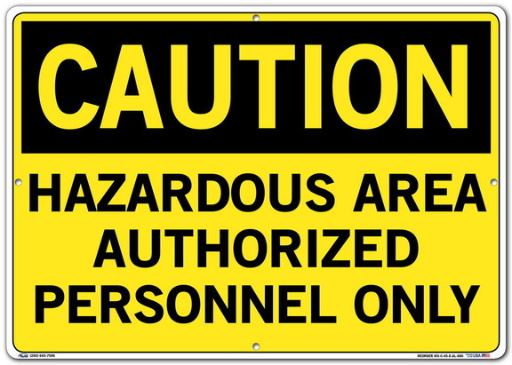 Vestil  SI C 45 E AL 080 sign caution 45 20.5x14.5...