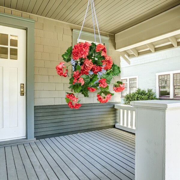 Artificial Geranium Floral Bush Spray